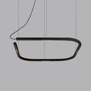 P0731-1200B Rounded Rectangle Pendant Light