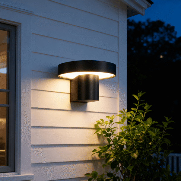 LWA0552 Disc Canopy Outdoor Wall Light